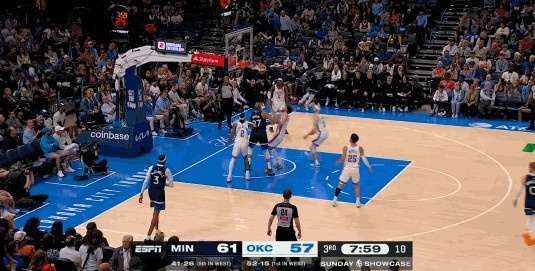 世界杯赛事直播地址-无所不能！兰德尔封盖SGA&amp;进攻端予取予求两节半已经砍下26+5+5